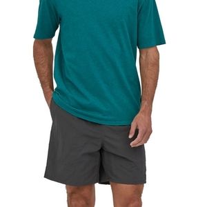 Patagonia Men's Grey Baggies 7" Shorts Worn Wear